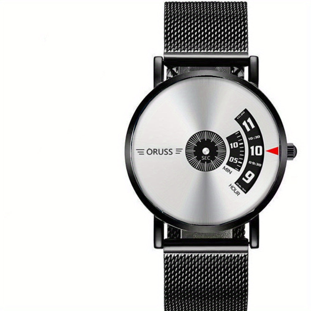 Men's Watch Stainless Steel Trendy Durable Business Accessory