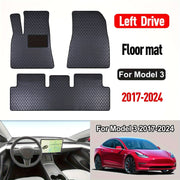 All-Weather PU Leather Floor Mats and Trunk Liners for Tesla Model 3