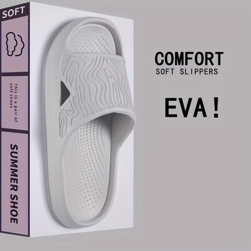 Ayollar uchun EVA slayd sandalki, yengil pushti, ochiq barmoqli, kundalik qulaylik