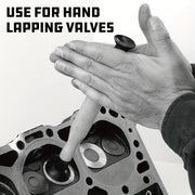 2 Pieces Double-Ended Valve Lapping Tool Set with Hardwood Handles for Cup and Seat Repair