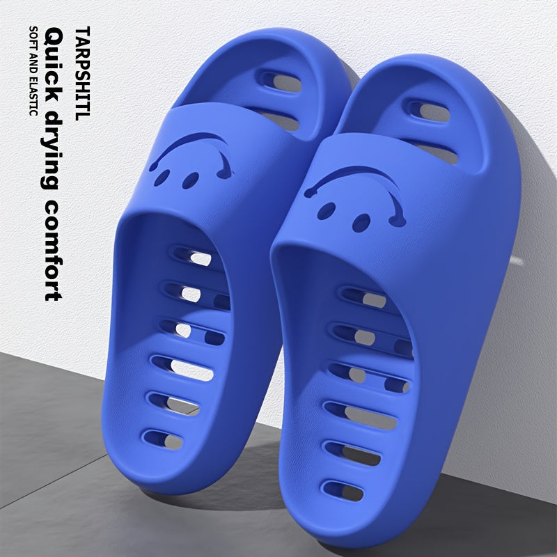 Women Soft EVA T-Strap Slides for Beach and Indoor Use in Pastel Colors