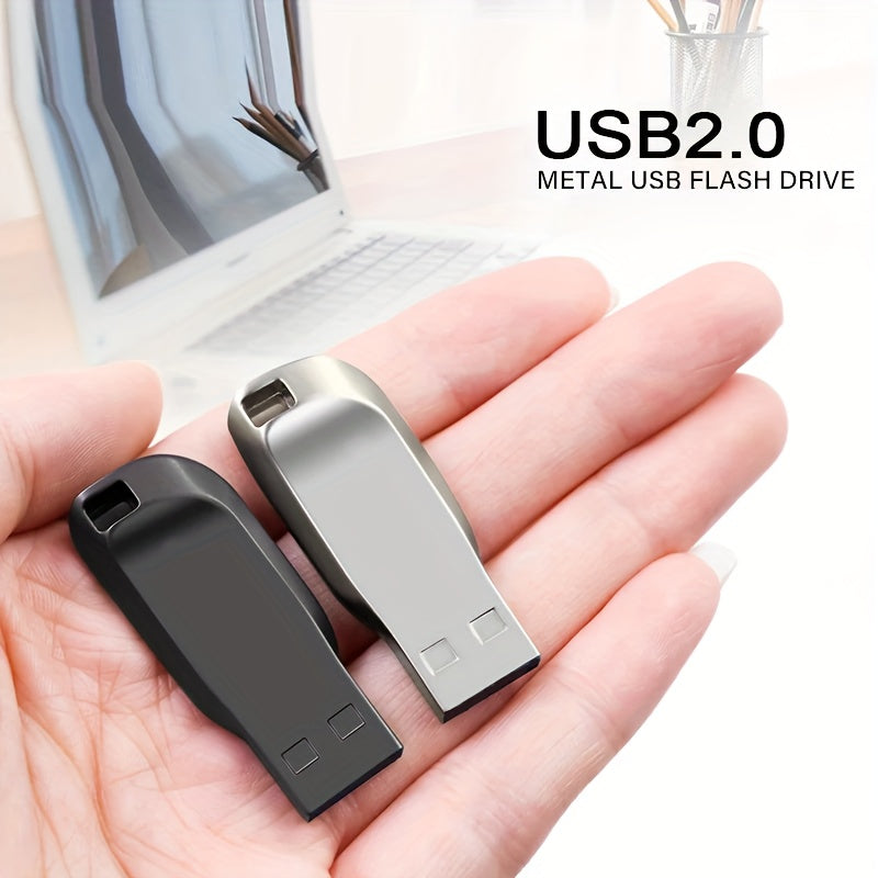 Metal USB Flash Drive 8GB 90GB 100GB 110GB High-Speed Data Storage for PC Laptop Tablet