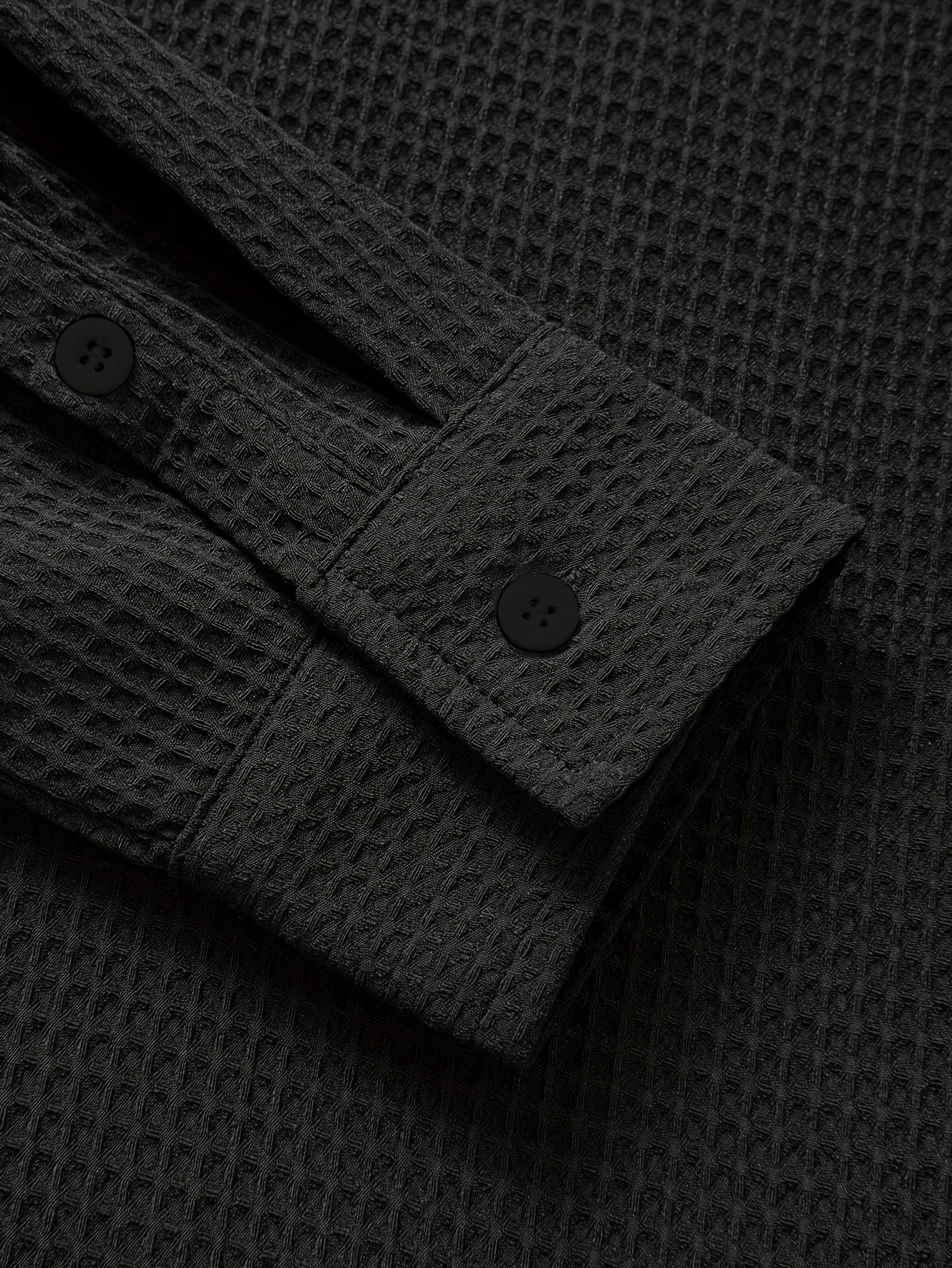 Men's Tartan Casual Woven Polyester Long Sleeve Lapel Button-Up Shirt for Fall Winter Outdoor Activities