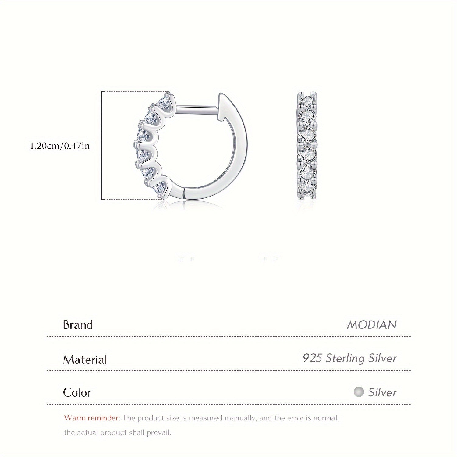 Ayollar uchun zamonaviy Moissanite halqa marjonlari - S925 sterling kumushdan tayyorlangan, porloq D-rangli olmos aksentlari bilan, har kuni kiyish va maxsus tadbirlar uchun ideal.