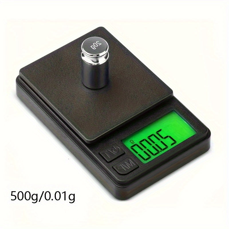 Báscula digital de bolsillo T2, herramienta de pesaje en gramos de precisión, pantalla LCD, función de tara
