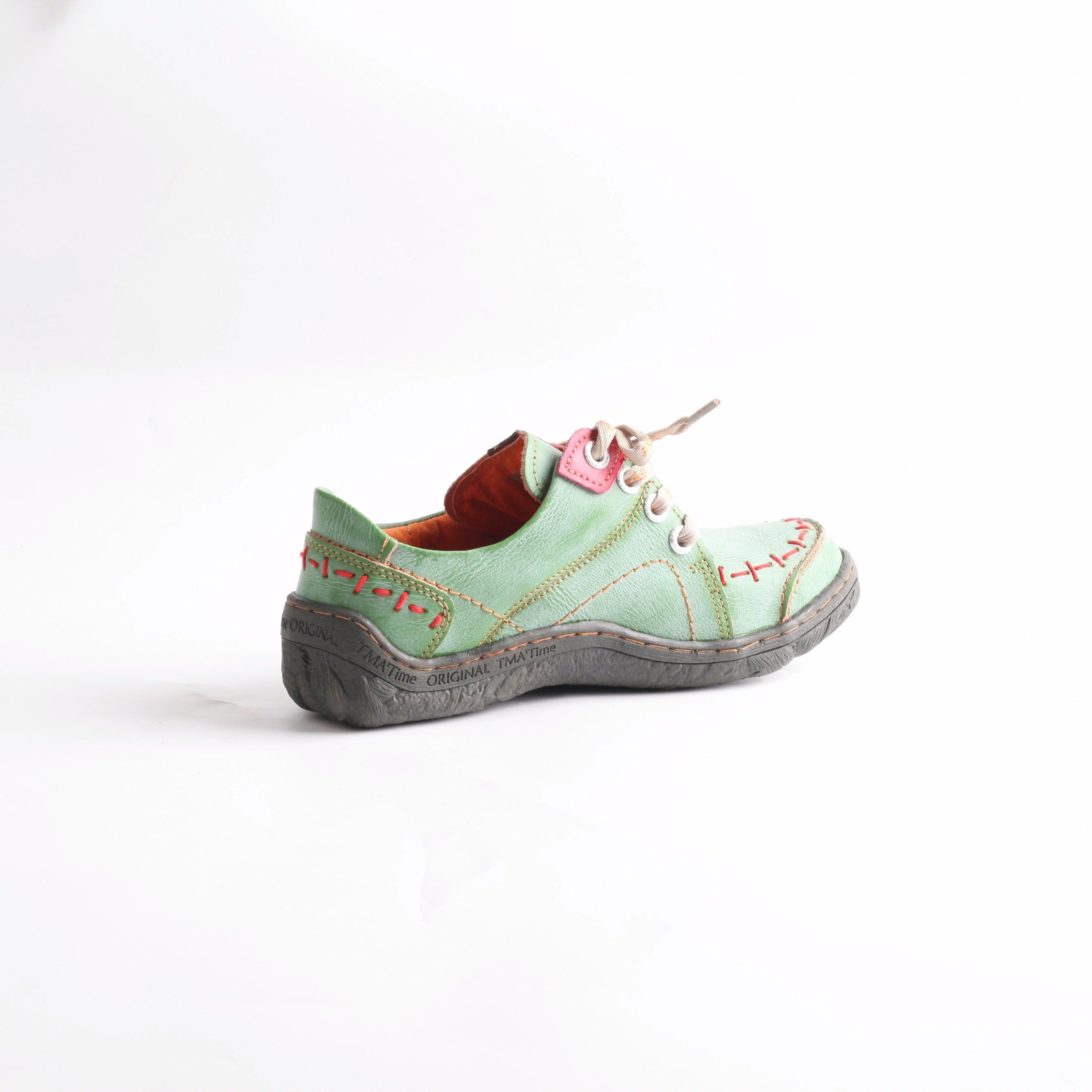 Women's Flat Shoes Spring Comfortable Low Top White Blue Nature-Inspired Patterns Casual
