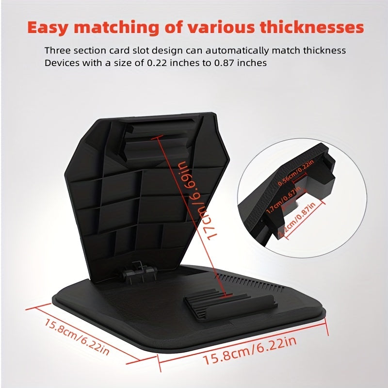 Soporte universal para coche para teléfono y tableta para consola central con orientación de pantalla ajustable