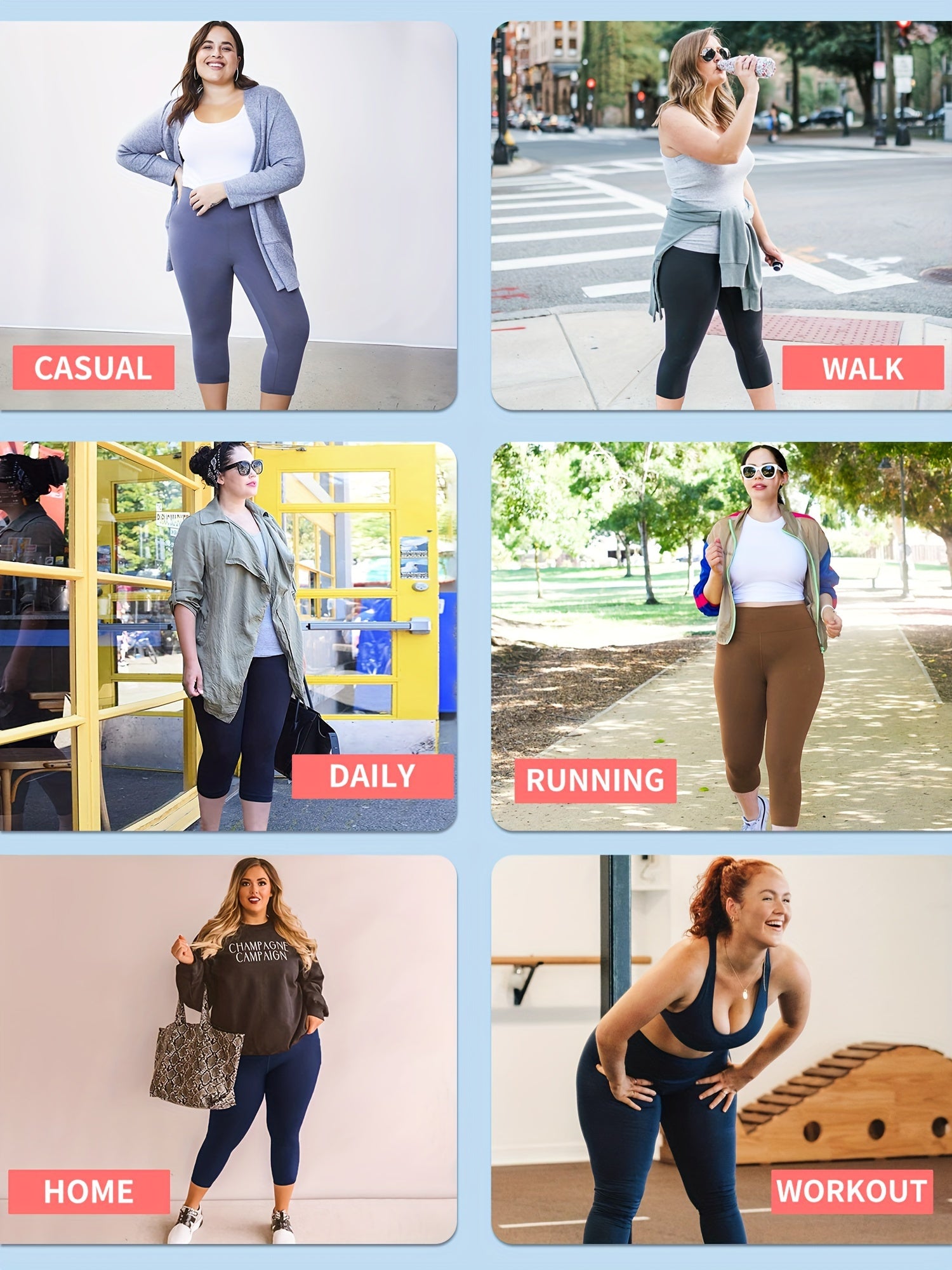 Women High Waist Leggings Comfortable Stretchy Multiple Colors Sizes