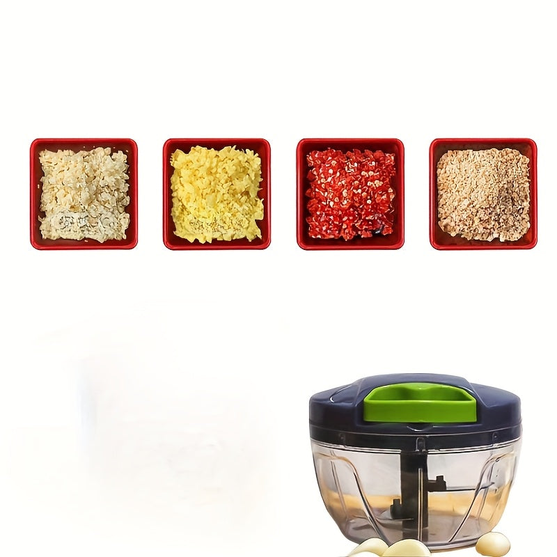 Manual Food Chopper, Multi-Functional Kitchen Appliance for Meat, Vegetables, Garlic