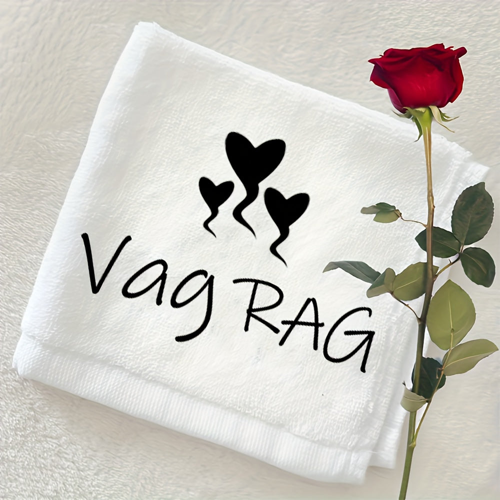 Cotton Heart Kitchen Towel Square 1g/㎡ Knit Fabric Valentine's Day Wedding Gift for Girlfriend