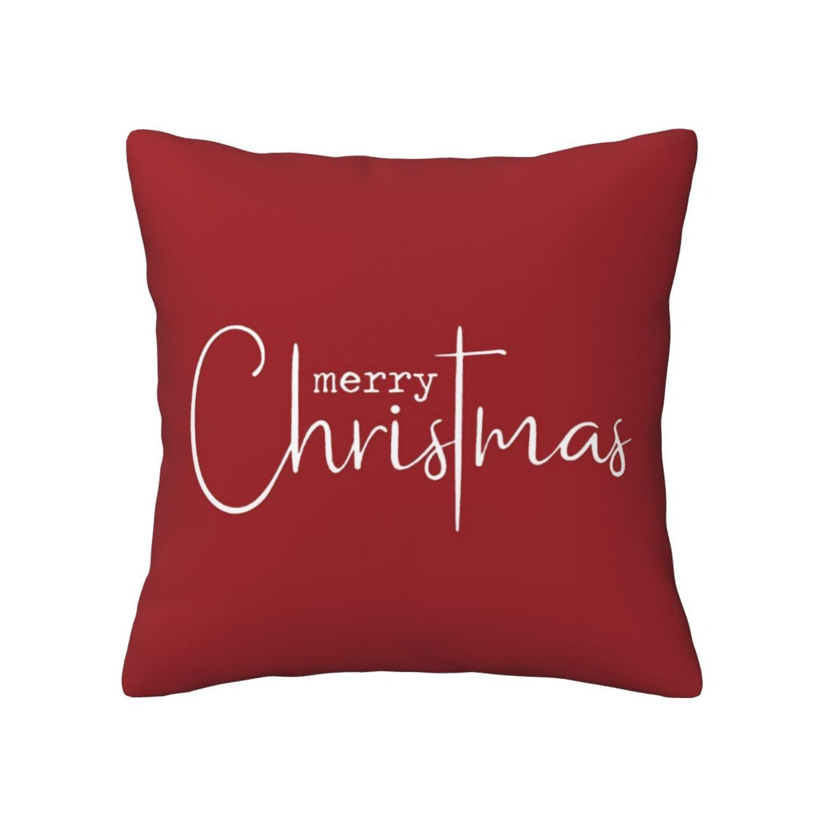 Christmas Themed Pillow Covers Set of 2 45x45cm Decorative Cushion Covers for Living Room and Bedroom