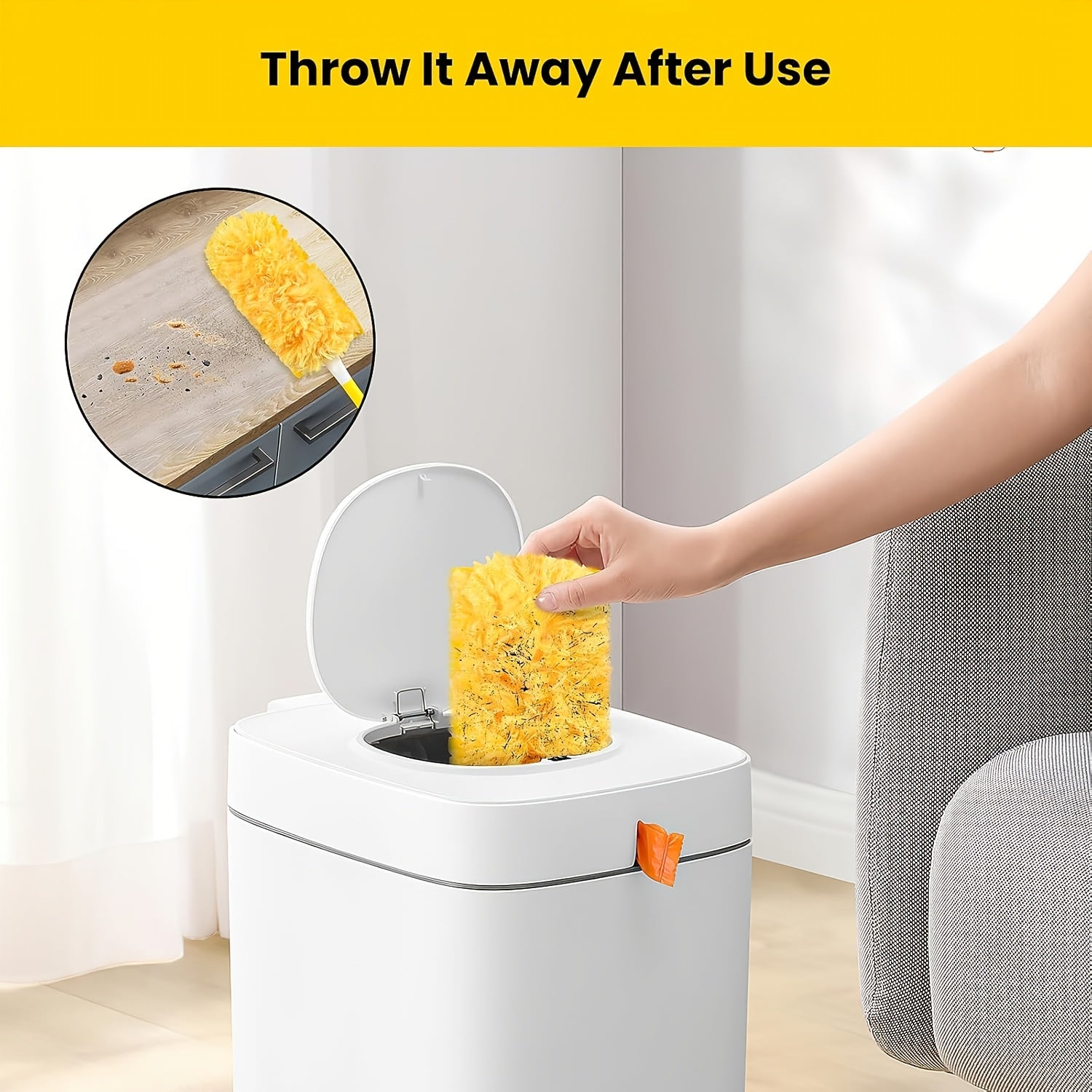 Elektronika, mebel va avtomobillar uchun bir martalik elektrostatik changyutgich kengaytirish to'plami