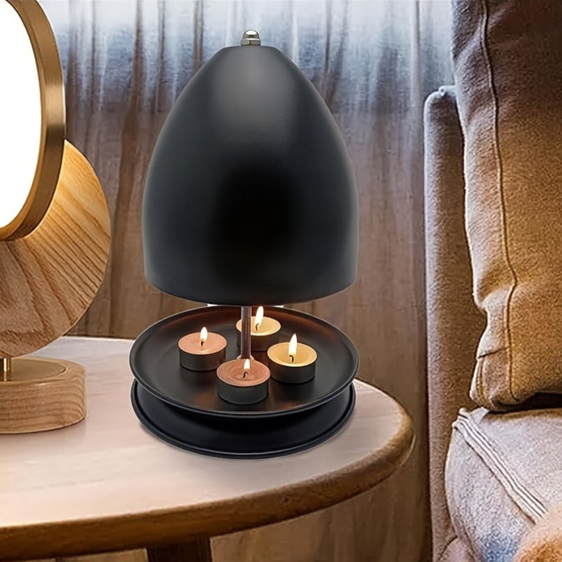 Electric Candle Heating Stove for Home and Outdoor Use with Hand Warmer