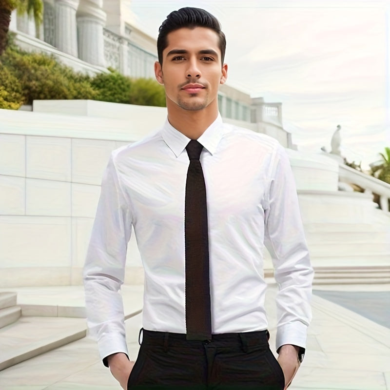 Men's Multi-Color Knit Tie for Business and Formal Events