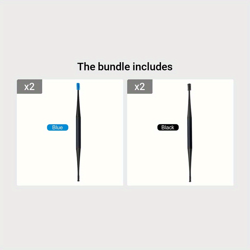 Unisex Silicone Dual Ended Ear Cleaner Reusable Safe Earwax Removal