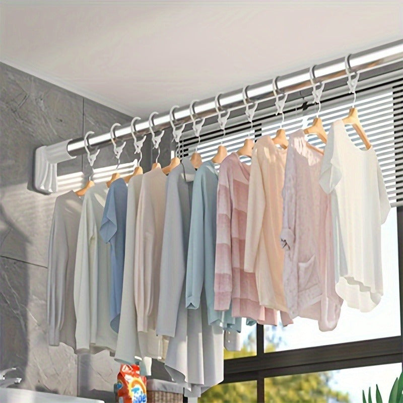 Stainless Steel Telescopic Rod for Wardrobes Bathrooms and Bedrooms Multi-Functional Support