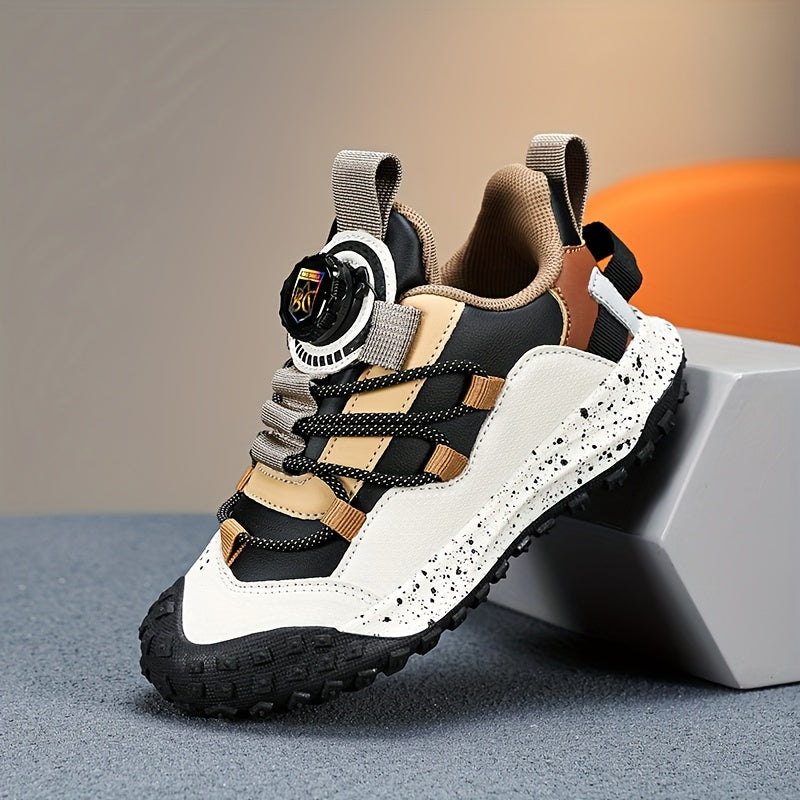 Детские повседневные спортивные кроссовки для мальчиков и девочек, осень-зима, низкий топ, подошва из ТПР