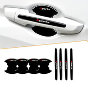 8pcs Car Door Handle Protector Set Durable ABS Anti-Scratch Stickers