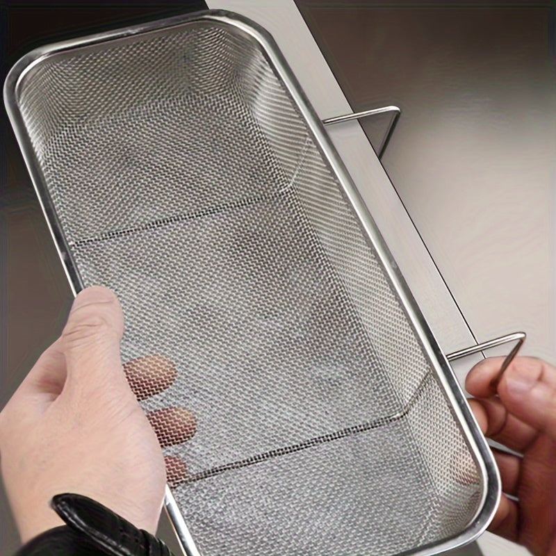 Stainless Steel Sink Drainage Basket for Kitchen Utensils No Batteries Needed