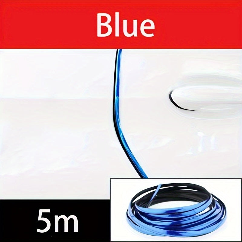 5m Car Chrome Molding Strip for Rear Bumper Protection Universal Fit