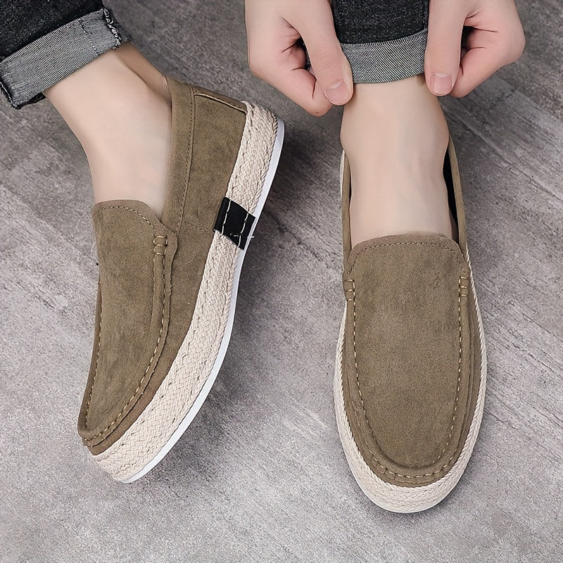 Men's Casual Slip-On Shoes Non-Slip Sole for Walking Traveling Fishing