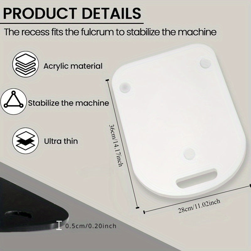 Acrylic Mixer Accessories Tray for TM5 and TM6 Countertop Mixers