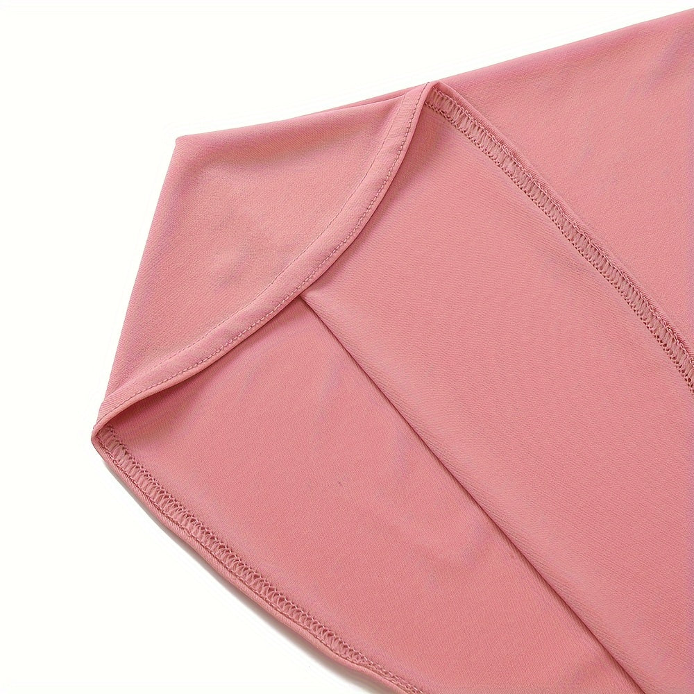 Women's Polyester Hijab Breathable Knit Solid Color Easy Wear