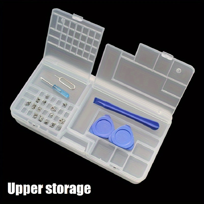 Multi-Functional Storage Box for Phone Repair Tools and Electronics