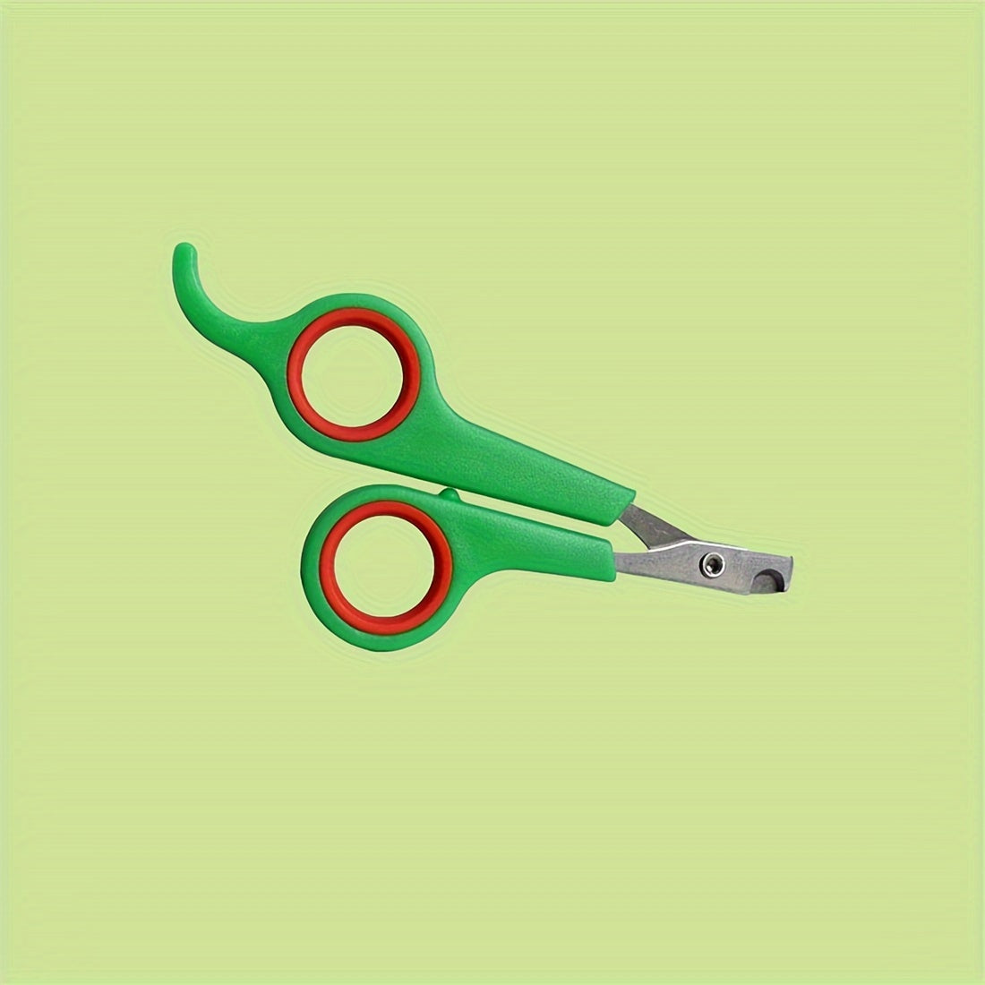 Kichik uy hayvonlari uchun qulay tutqichli zanglamas po'latdan yasalgan tirnoq kesgichlar.