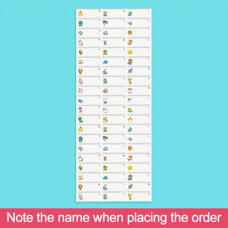 45-240 шт. водонепроницаемых прозрачных ярлыков для имен для школьных принадлежностей и организации офиса