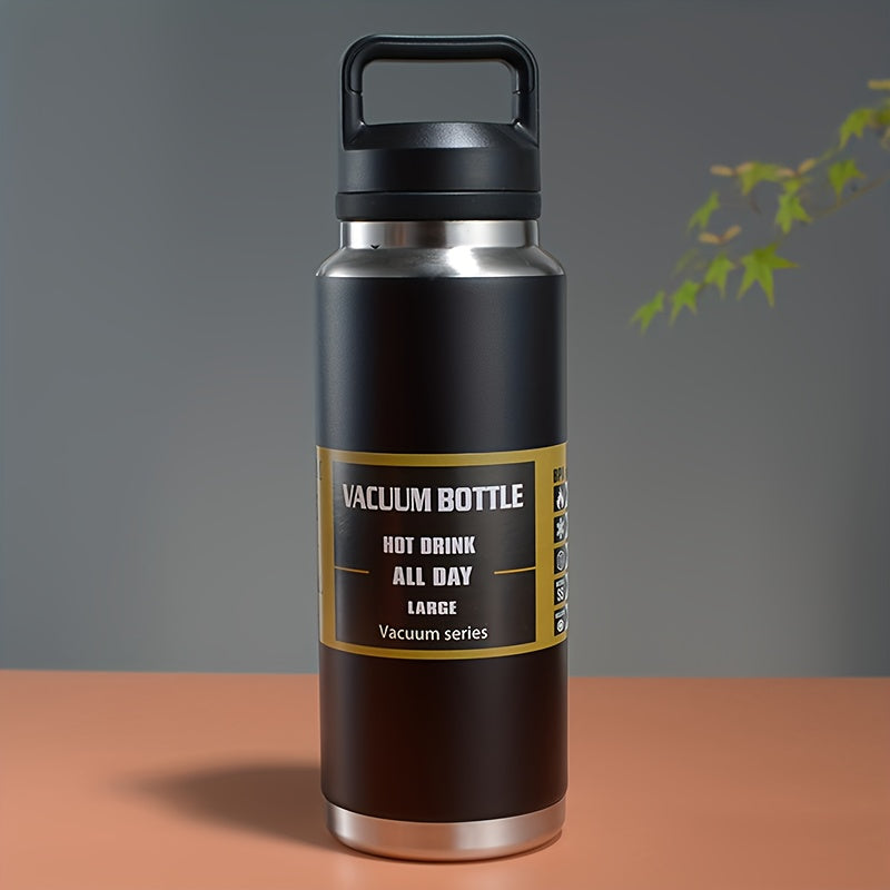 1100ml Insulated Metal Water Bottle with Handle Leak-Proof BPA Free