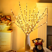20LED Tree Branch Lamp Indoor Decorative Fairy Lights for Festive, Wedding, Ramadan Eid, Valentine's Day