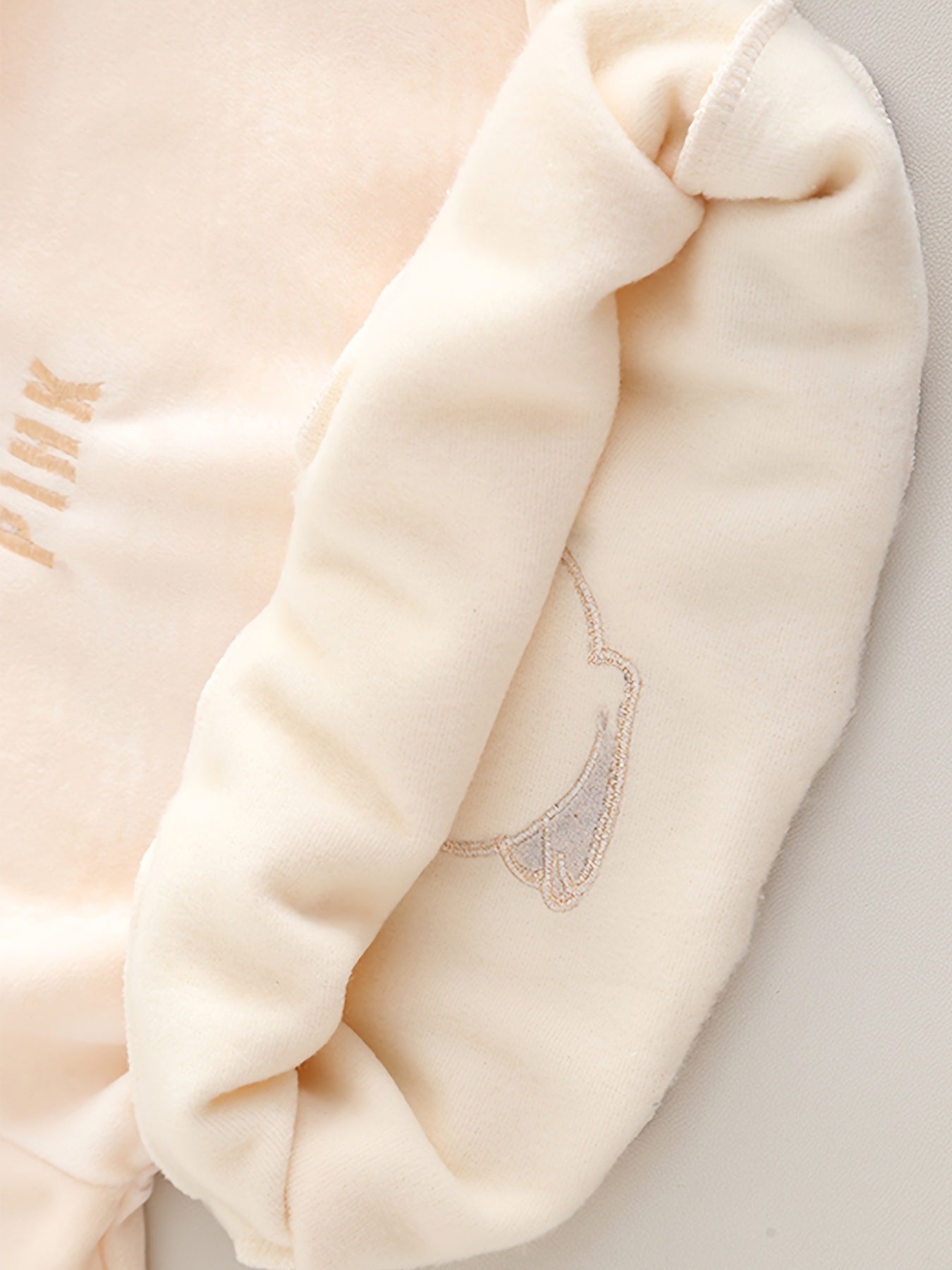 Детский комплект для девочек осень-зима: мультяшный кролик, велюровый свитшот, повседневная спортивная одежда