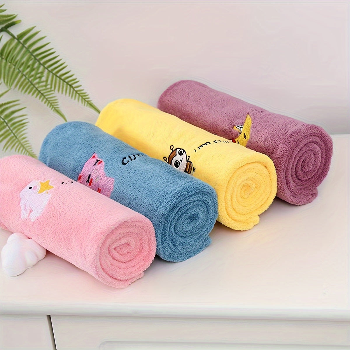 Dry Hair Towel for Ladies Super Absorbent Lightweight with Headscarf Hat