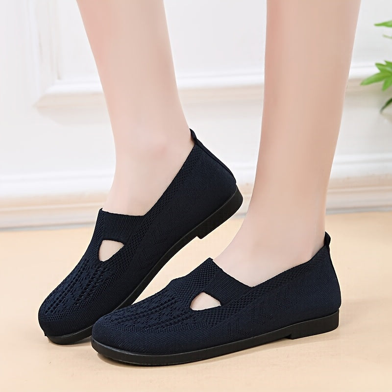 Women's Slip-On Casual Shoes All-Season Fabric Low Top Comfort Sneakers