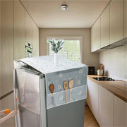 Cubierta de electrodomésticos con diseño floral resistente a los arañazos para nevera y cocina