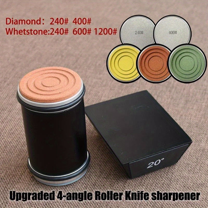 Diamond Knife Sharpener Manual 400/600/1000 Grit 4-Angle Fixed Sharpening System