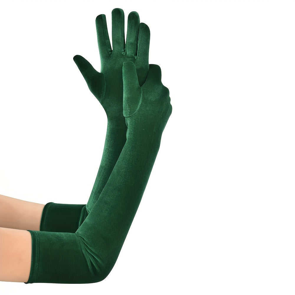 Vintage Velvet Gloves for Women 1920s Inspired for Parties and Holidays