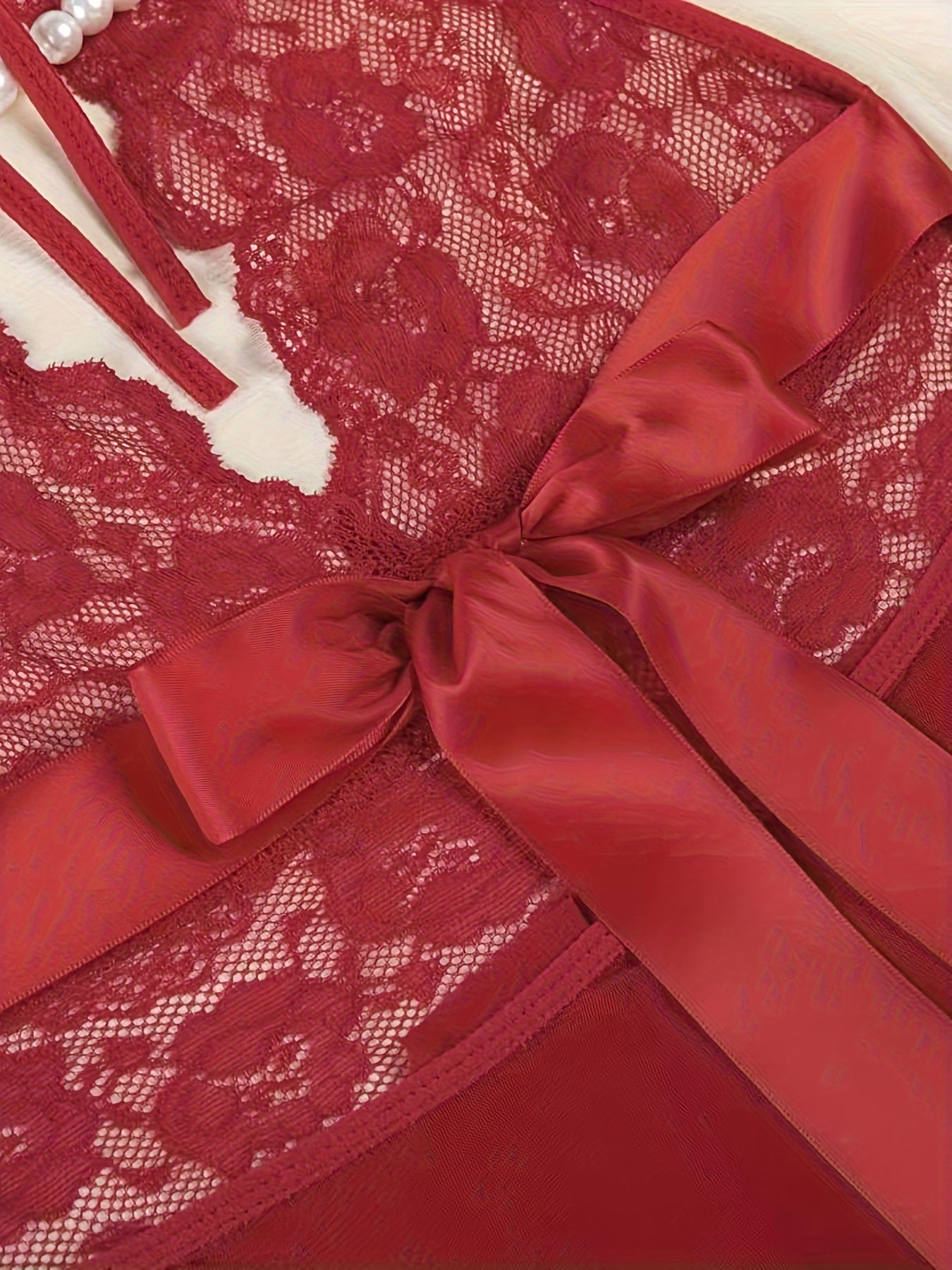 Women's Floral Print Lace-Up Nightgown with Adjustable Straps