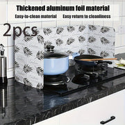 Aluminum Stove Protector Set with Foldable Splatter Shield and Grease Guard