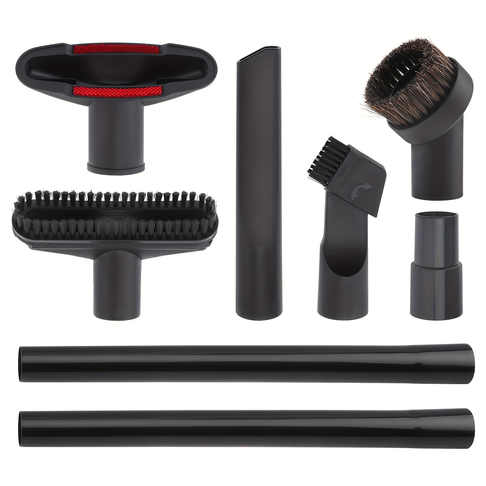 To'liq vakuum tozalash uchun aksessuarlar to'plami, changyutgich cho'tkalar va shlang adapteri bilan