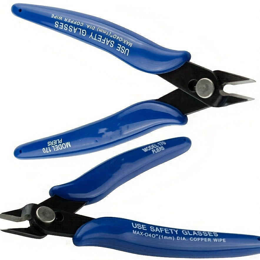 Blue Cast Iron Multi-Functional Pliers for Wire Cutting and Stripping