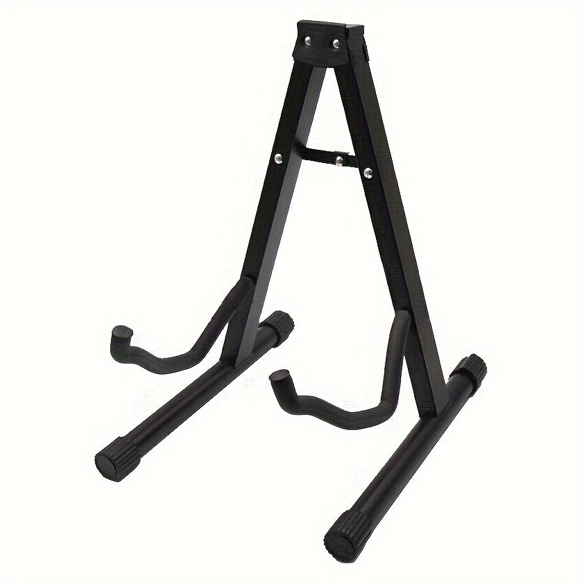 Bakelite A-Type Guitar Stand for Electric Bass and Acoustic Guitar Foldable Floor Mount