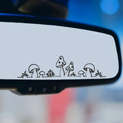 Set de pegatinas de vinilo de setas adorables para coches y exteriores, duraderas y resistentes a la intemperie