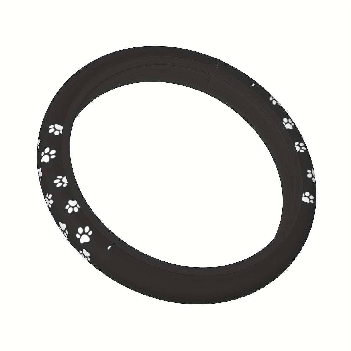 Pet Steering Wheel Cover 38.1cm Polyester Anti-Slip Interior Decor