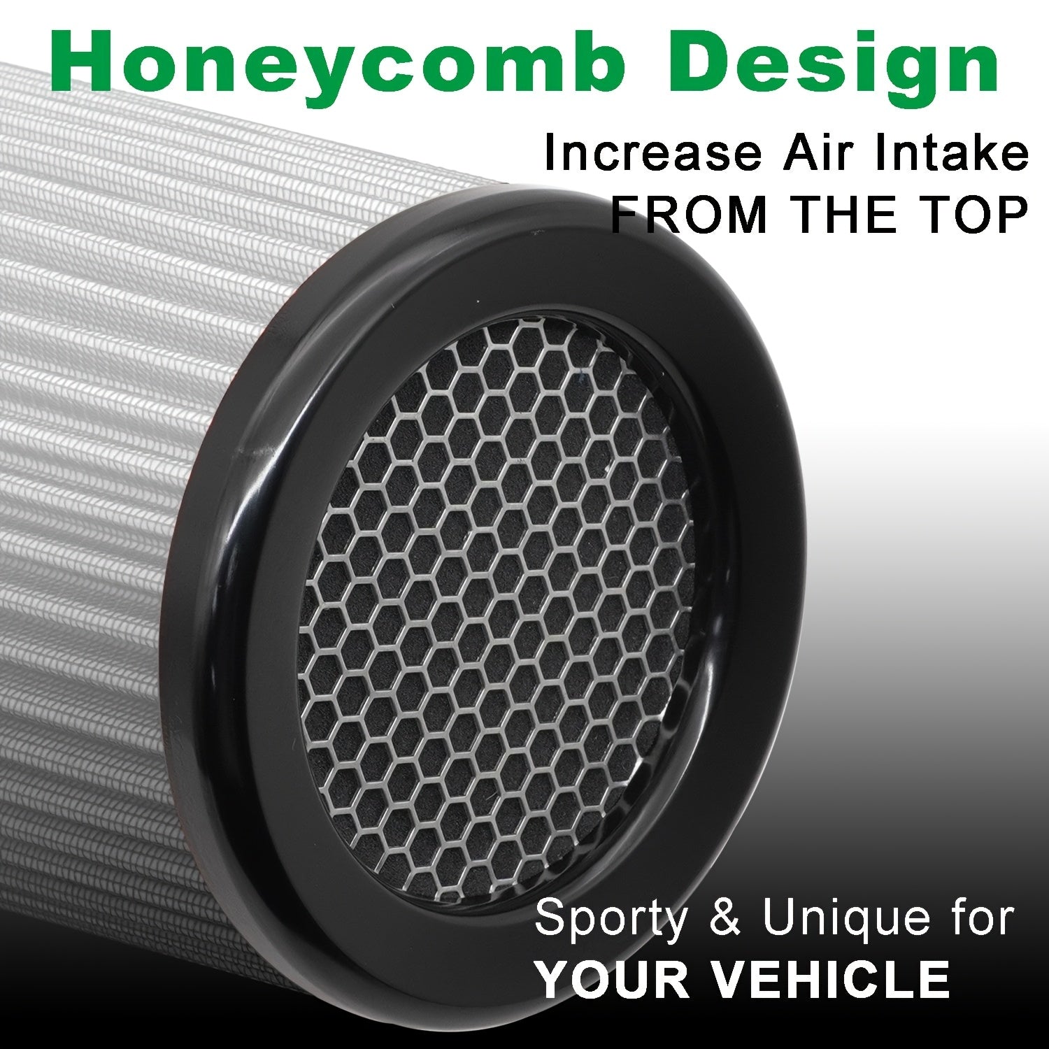 Universal Fit Air Filter Cartridge High Flow Polyester 76MM 90MM 101MM