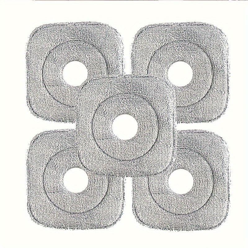 Conjunto de fregona giratoria multifuncional con cabezales de repuesto para una limpieza fácil del polvo