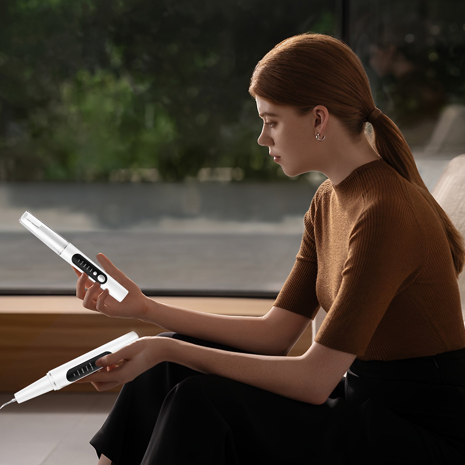 28,000 Vibration Frequency Electric Tooth Cleaner Kit - USB orqali zaryadlanadigan, chuqur og'iz parvarishi uchun - Portativ dizayn, uyda va sayohatda ideal, mukammal bayram sovg'asi