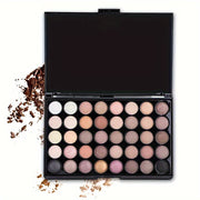 Earth Toned Eyeshadow Palette 40 Colors Matte Shimmer Pearly Smokey Punk Makeup
