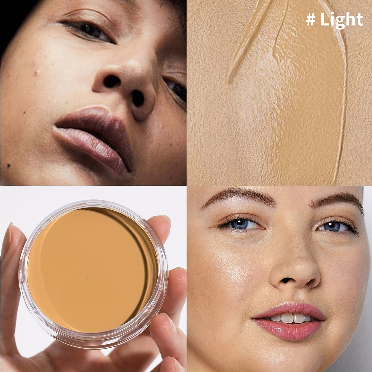 Ayollar uchun to'liq qamrovli krema asosiy, uzoq davom etadigan namlantiruvchi nuqta yashiruvchi 0.7oz